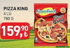 SUPERFRESH PİZZA KİNG 4'LÜ 780 G SUPERFRESH PİZZA KİNG 4'LÜ 780 G